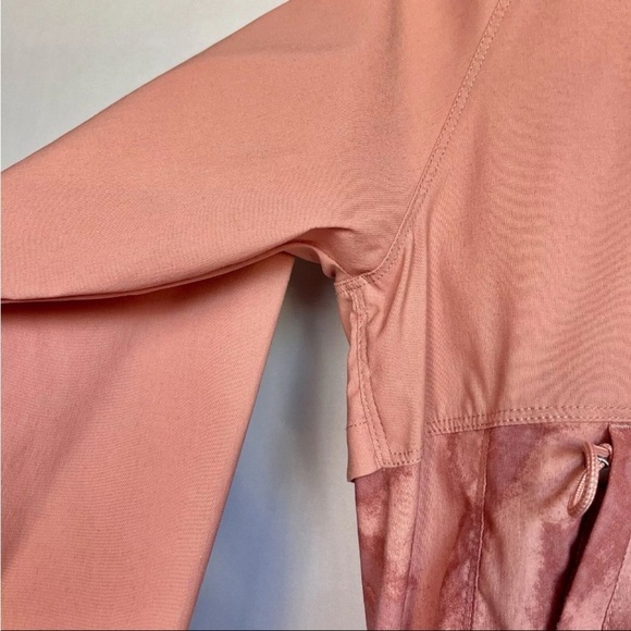 The North Face Women Sz S Printed Class V Pullover Coral Lightweight Jacket EUC - Picture 8 of 14